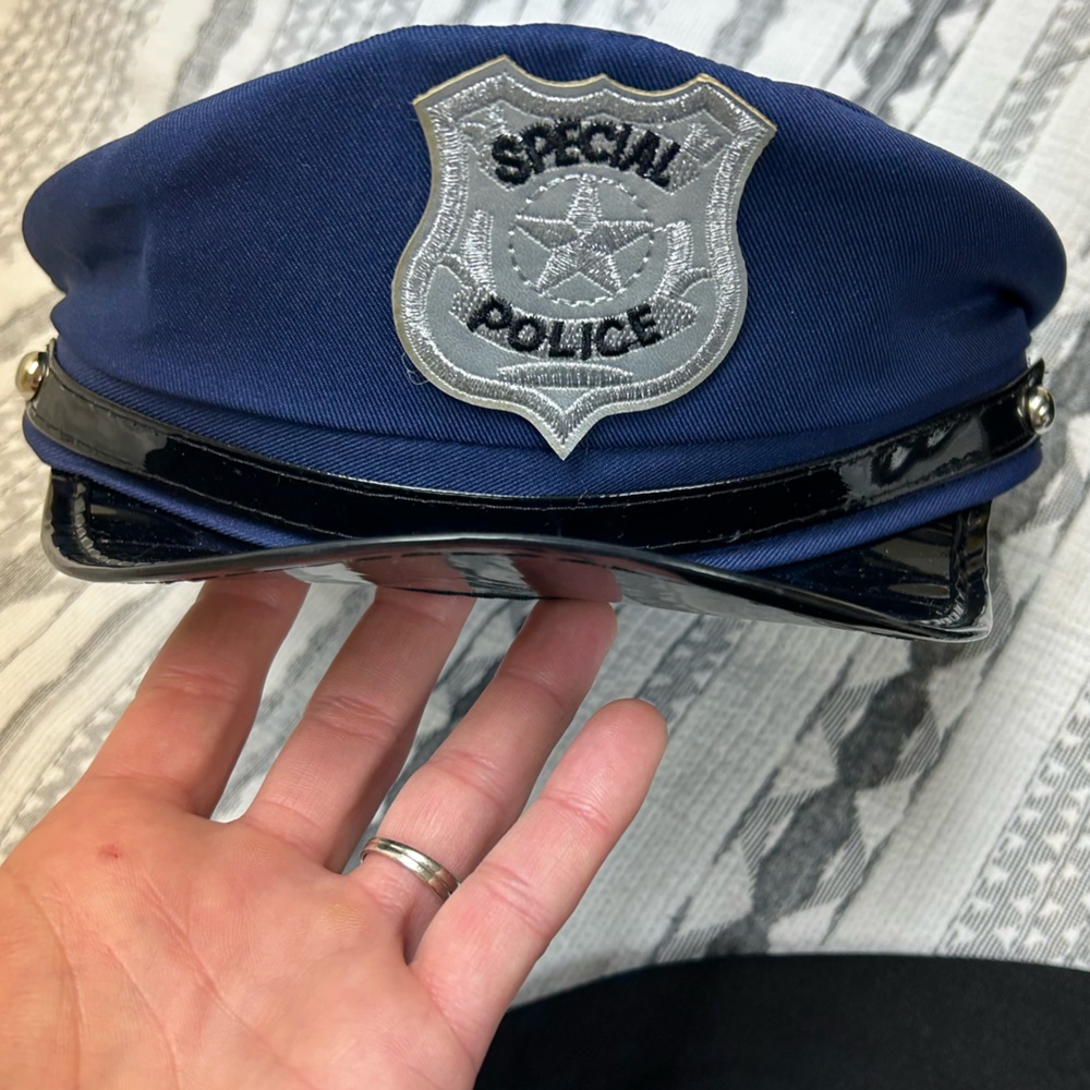 Police Officer Costume - Black and Blue women’s XS - Picture 3 of 6